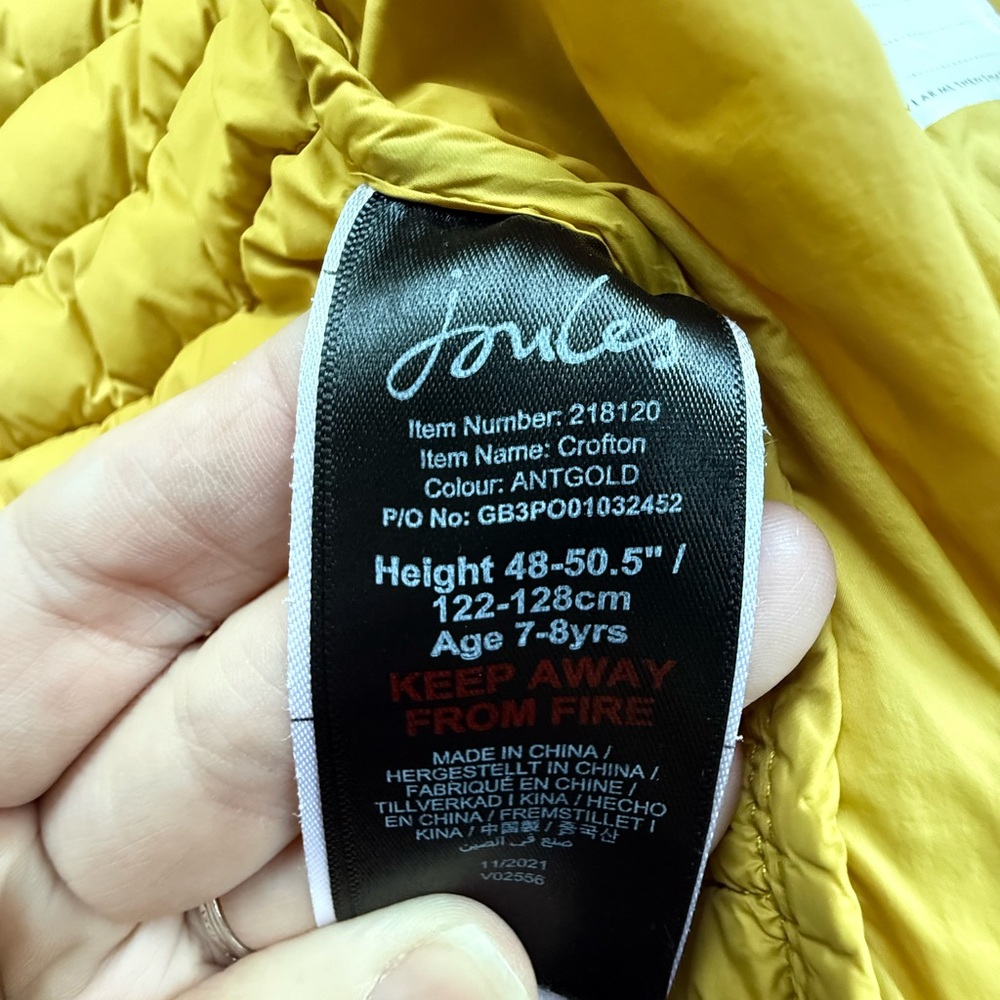 Joules Puffer Vest 7-8 Years - Picture 8 of 9